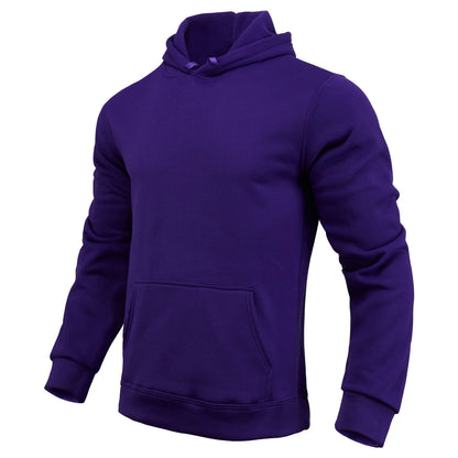 Men's Hoodies Sweatshirts Solid Color Autumn Spring Hip Hop Hoody Streetwear Outfits Male Women Oversized Pullover Casual Tops
