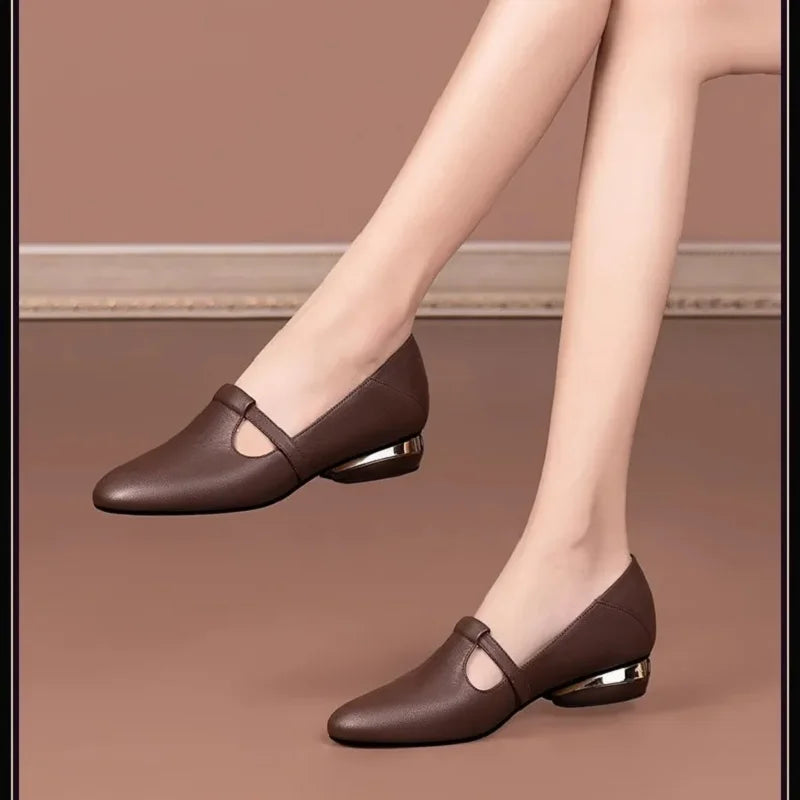 Cresfimix zapato negro tacon women cute sweet high quality green slip on heel pumps for party ladies casual comfort shoes a6123