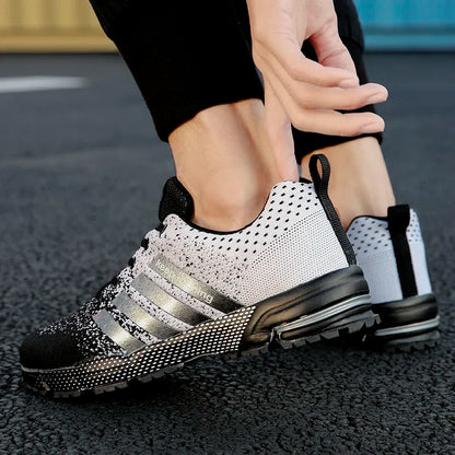 Sneakers Fashion Breathable Mesh Comfortable Black Sports Shoes