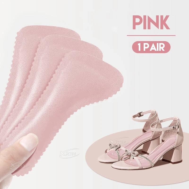 【Xxin】1pair/2pair Sandal Insoles Women absorbent High Heels Insoles  Women Insole Non-slip Latex Insoles For Shoes size35-40
