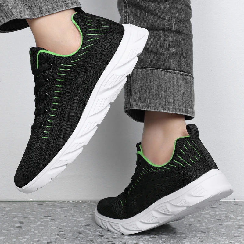 Summer Lightweight Shoes Mesh Running Shoes Breathable Walking Footwear