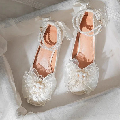 spring and autumn new style fashionable, comfortable and versatile pearl temperament versatile square-toe pumps for women