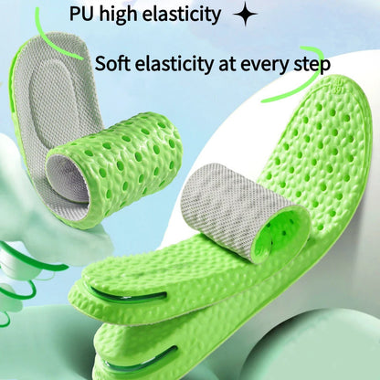 Height Increase Massage Insoles Insole Shock Absorbing