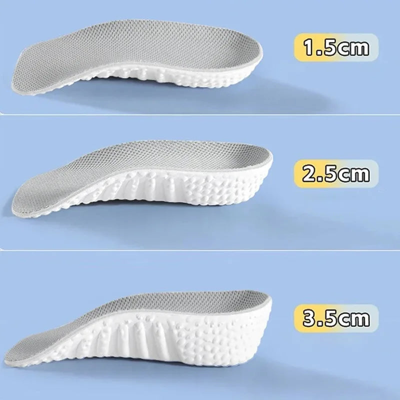 Memory Foam Shoe Insoles for Men Women Arch Support Comfort Cushioning Orthotic Heel Pads Flat Feet Pain Relief Sneakers
