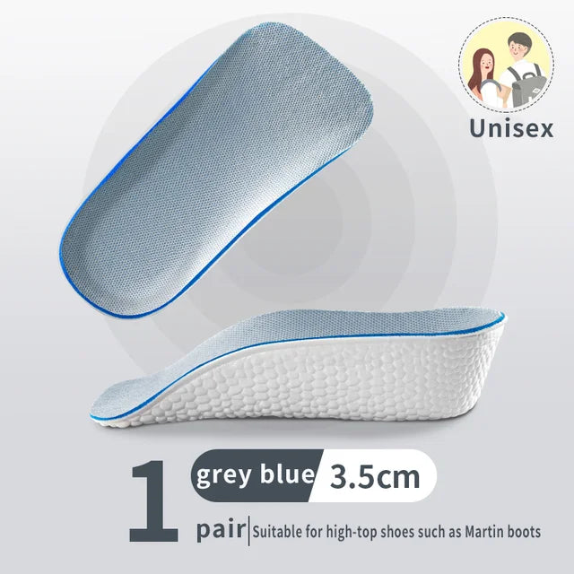 1.5/2.5/3.5 Cm Arch Support Height Increase Insoles Light Weight Soft Elastic Lift Soft Elastic Lifting For Men Women Shoes Pads