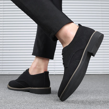 Men's Large Size Elegant Brogue Casual Oxfords Comfortable Breathable Work Shoes