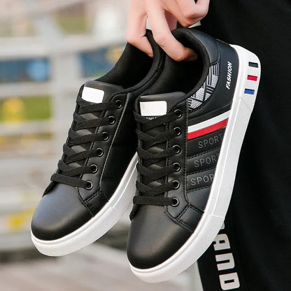Casual Sneakers New Fashion Lace-up White Shoes Student Comfort Sports Plus Size Vulcanized Shoes