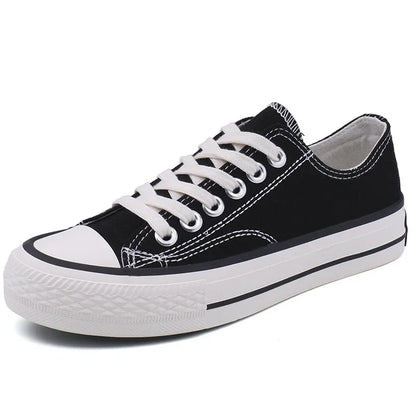 Women Vulcanized Shoes Sponge Cake Thick Soled Canvas Shoes for Women Fashion New Student Versatile White Shoes for Women
