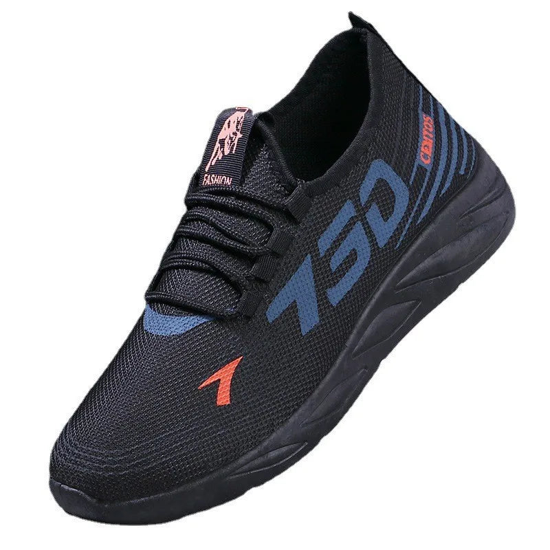 Autumn lightweight anti-odor men's shoes breathable mesh sneakers comfortable fashionable versatile shoes men's casual shoes