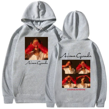 Ariana Grande Eternal Sunshine Album Harajuku Print Autumn and Winter Comfortable Soft Men's Casual Fashion Street Fleece Hoodie