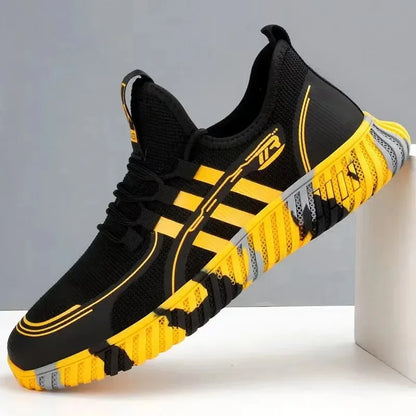Men's sports shoes, comfortable tennis shoes, mesh surface, fly fabric, anti slip, men's tennis, big discounts, novelty