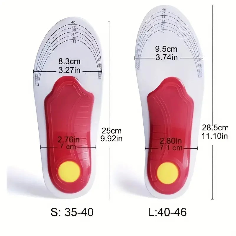 Orthotic Insole Arch Support Flatfoot Orthopedic Insoles For Feet Ease Pressure Of Air Movement Damping Cushion Padding Insole