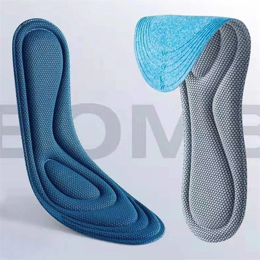 Memory Foam Orthopedic Insoles for Shoes Men Women Nano Antibacterial Deodorization Insole Sweat Absorption Running Cushion