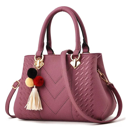 New Woman Shoulder Bag Large Capacity Handbag for Women Crossbody Bag PU Portable Bucket Bag Ladies Messenger Bags Tote Bags