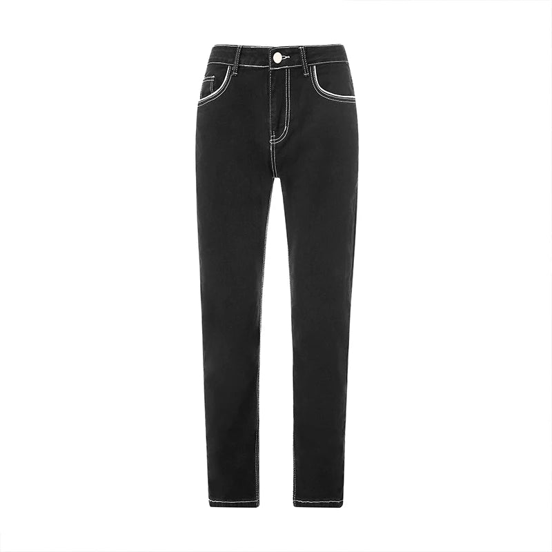 2025 Men Jeans Elastic Straight Pants Spring Autmun Pockets Denim Casual Tousers Solid color High quality Streetwear Jeans Men