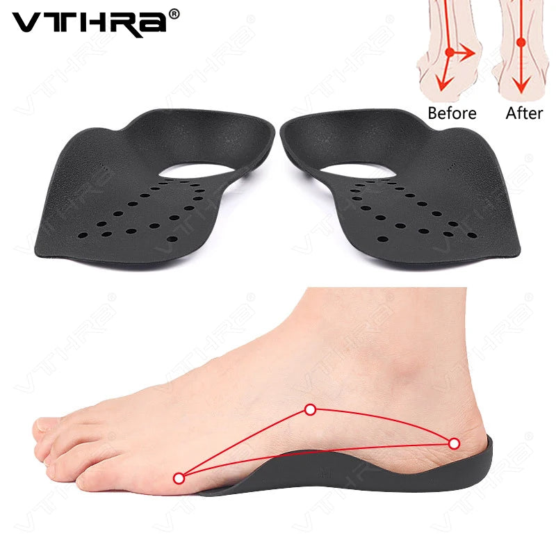 Arch Support Plantar Fasciitis Shoes Orthotics Pad UnisexXO-Legs Flatfoot Orthotics Large Size Insole For Flat Foot O-shaped Leg