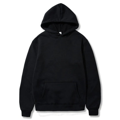 Fashion Men's Hoodie Casual Hoodies Pullovers Sweatshirts Men's Top Solid Color Hoodies Sweatshirt Male