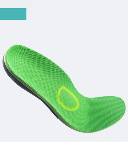 1 pair of sports insoles cushioning foot X/O leg elastic shock absorption comfortable running for men and women