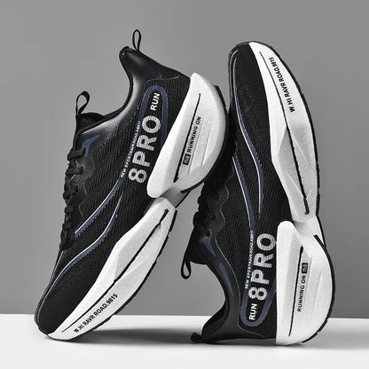 Marathon Full Palm Carbon Plate Sports Running Shoes Men Breathable Lightweight Women Comfortable Anti Slip Speciality Sneakers
