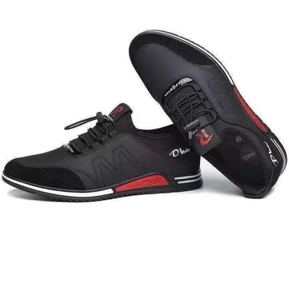 Men's Casual Shoes Soft Soled Sneakers Business Leather Shoes New Men Fashion Lightweight Flats Comfortable Non Slip Sports Shoe