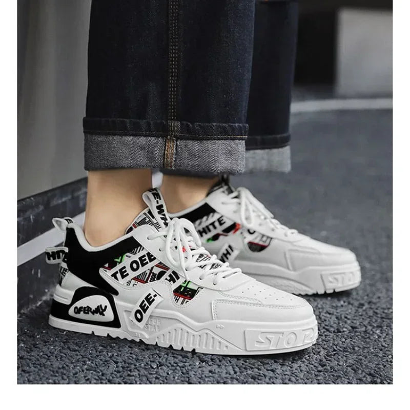 2025 Luxury Men's Vulcanized Shoes Summer Casual Sneaker for Men Outdoor Running Platform Designer Skateboard Tenis Masculino