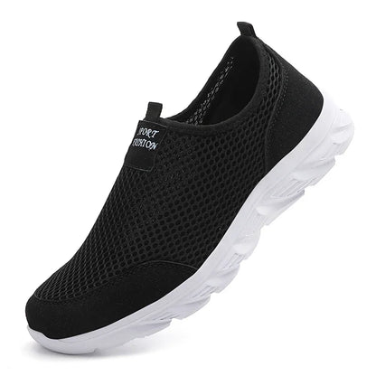 Men Running Shoes Summer Sneakers Mesh Breathable Lightweight Walking Casual Shoes Slip-On Driving Men Loafers Zapatos Casuales