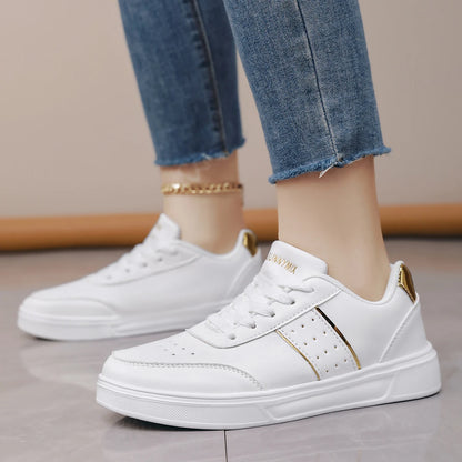 Women Sneakers Summer Casual Walking Shoes Woman Flat Lace Up High Quality Sneakers Flat-bottomed Casual Shoes