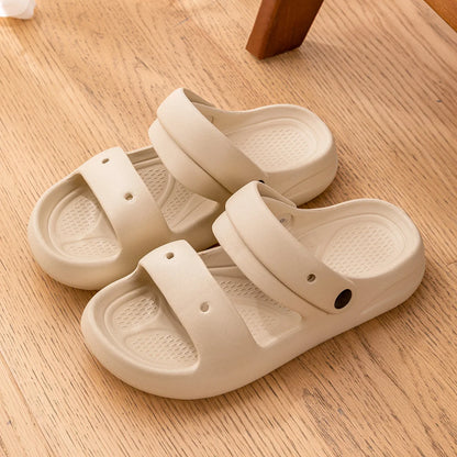 EVA Women Sandals Summer Increased Height Thick Bottom Sandals Comfortable Soft Indoor Outdoor Sandals