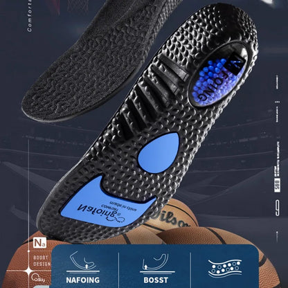Sport Insoles for Shoes Sole Shock Absorption Deodorant Breathable Cushion Running Insoles for Feet Man Women Massage Care Pads