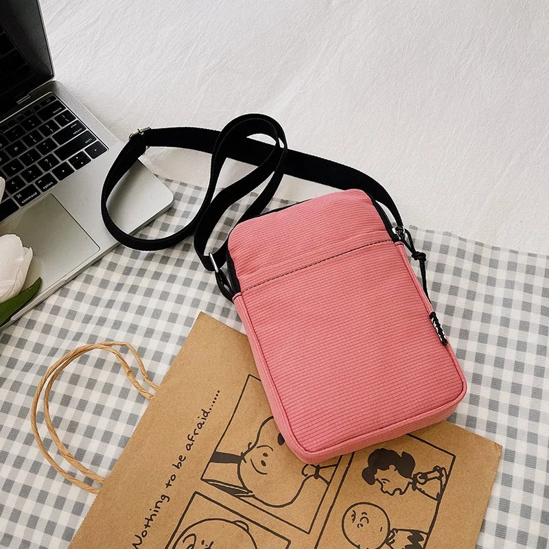 New Fashion Mobile Phone Bag Women's Messenger Bag All-match Mini Small Crossbody Bag Hanging Neck Coin Purse Vertical Handbag