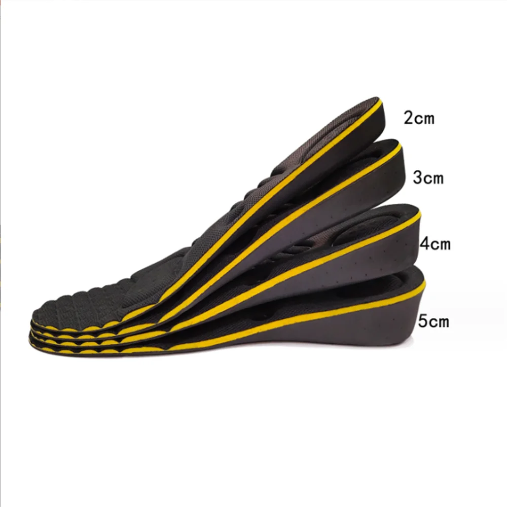 Invisible Height Increase Insole Foot Acupressure for Men Women Heel Lifting Magnetic Massage Orthopedic Pain Relief Shoe Pad