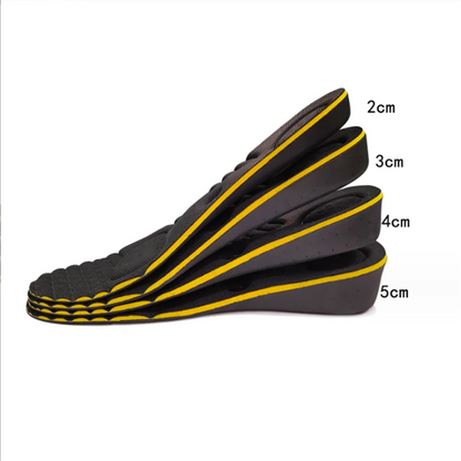 Invisible Height Increase Insole Foot Acupressure for Men Women Heel Lifting Magnetic Massage Orthopedic Pain Relief Shoe Pad