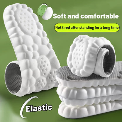 Memory Foam Massage Sport Breathable Insoles for Shoes Sole Cushion Running Shock-Absorbant Deodorization Soft Pad