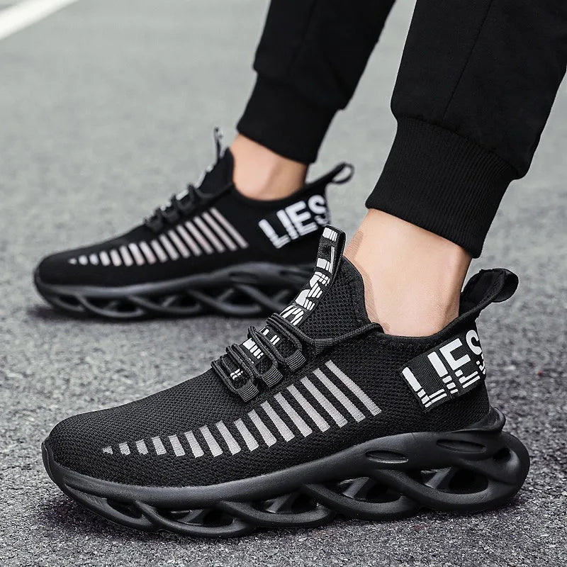 YRZL Men Shoes Sport Comfortable Sneakers Breathable Couple Running Shoes Women Tenis Sports Shoe White Walking Man Sneakers