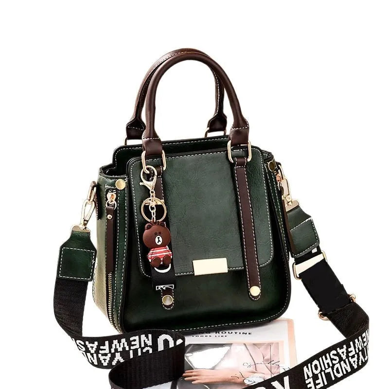 Women's Handbag Simple Casual Fashionable Retro Single Shoulder Crossbody Bag Versatile Large Capacity Shoulder Bag