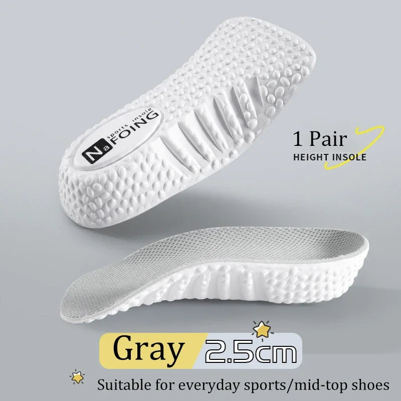 Memory Foam Shoe Insoles for Men Women Arch Support Comfort Cushioning Orthotic Heel Pads Flat Feet Pain Relief Sneakers