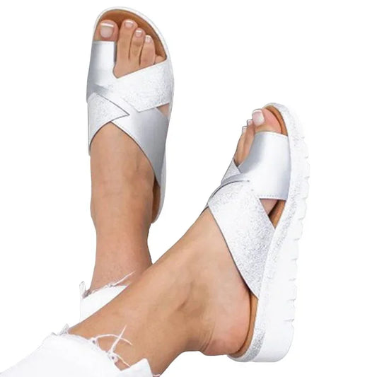Women Shoes Slippers Orthopedic Bunion Corrector Comfy Platform Ladies Casual Big Toe Correction Sandal Sandalias De Mujer