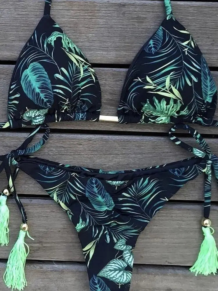 Sexy Micro Bikinis Swimwear Women Push-up Swimsuit Bathing Suit Bandage Beach Wear Brazilian Biquini Bikini Set