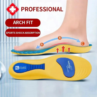 Orthotic Insole Arch Support Flatfoot Running Insoles for Shoes Sole Orthopedic Insoles Shock-absorbing sports insoles New style