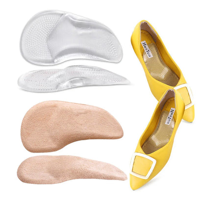 Silicone Gel Orthopedic Insoles for Shoes Women Flat Feet Arch Support Foot Insoles for Plantar Faciitis Pain Relief Shoe Pads