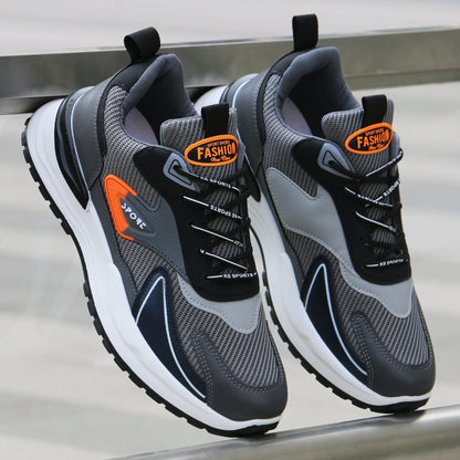 2025 Men's Casual Shoes Fashionable Breathable Sports Wear-resistant Running Shoes Outdoor Walking Training Tennis Shoes