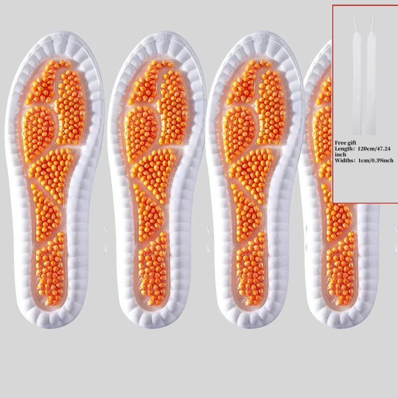 Air cushion TPU Upgraded Sports Shock Absorption Insoles High Elastic Running Sneaker Pads Rebound Deodorant Comfortable Feet C