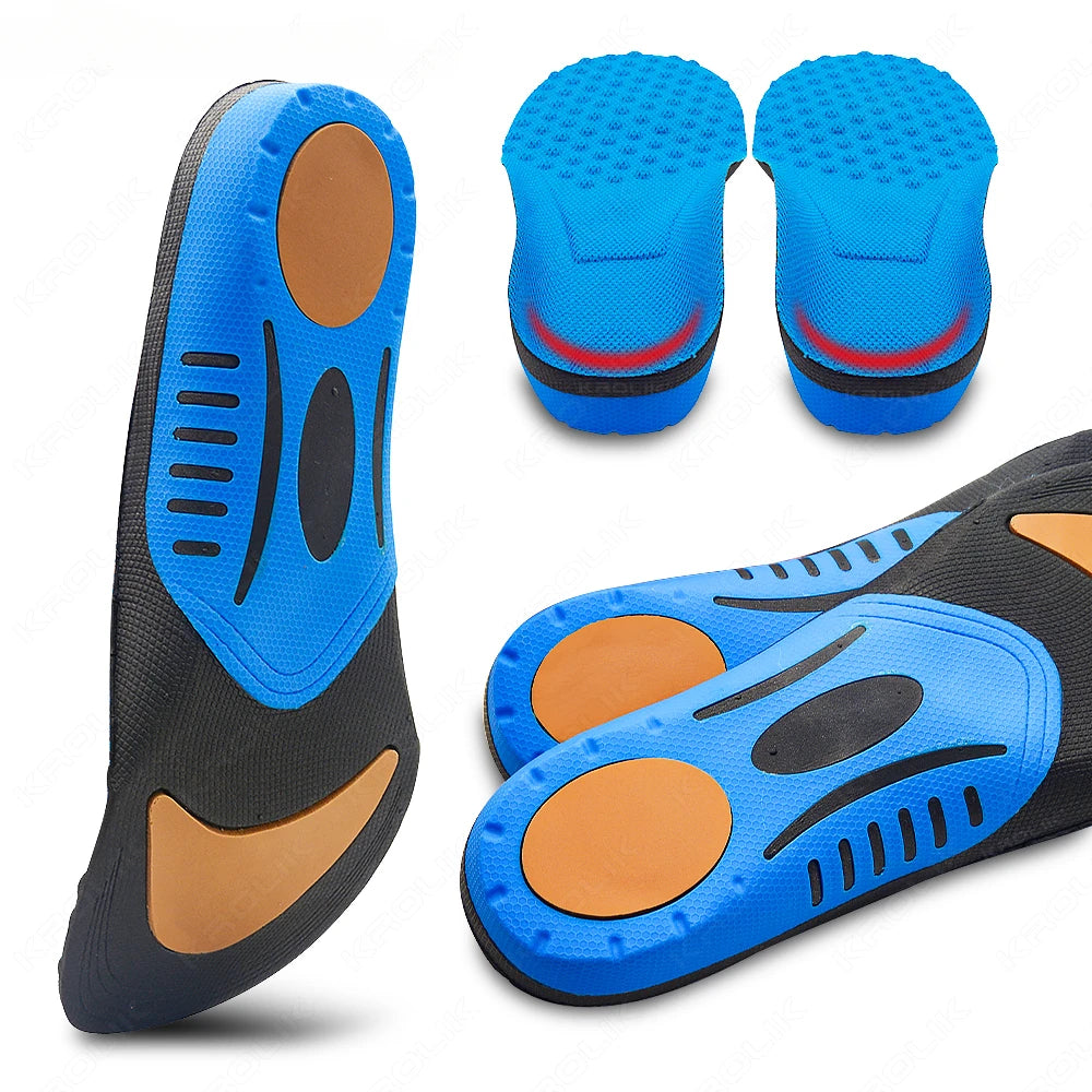 Upgrade Orthotic Gel Insoles Orthopedic Flat Foot Health Sole Pad for Shoes Insert for Plantar Fasciitis Feet Care Insoles