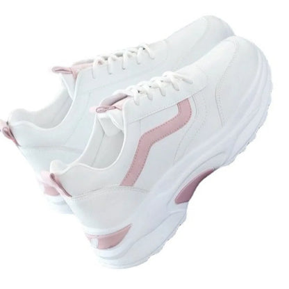 spring autumn Women Casual Zapatos Mujer Shoes Comfortable Breathable Mesh Sneakers Womens's Flat White Sneakers Vulcanized Shoe