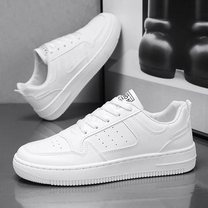 Men's Shoes Explosion Thick Soled Leather Small White Shoes Men's Trendy Shoes with Fashion Board Shoes Street Casual Shoes