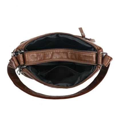 New Arrival Crossbody Shoulder Bag Soft Washed Leather Women's Mini Bag Versatile Handbag