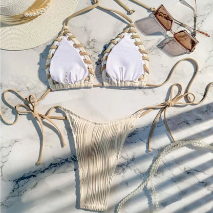 Women's Swimwear Female Swimsuit For Swimming Wear Bathing Suits Brazilian Bikini Set Beachwear Pool Bather