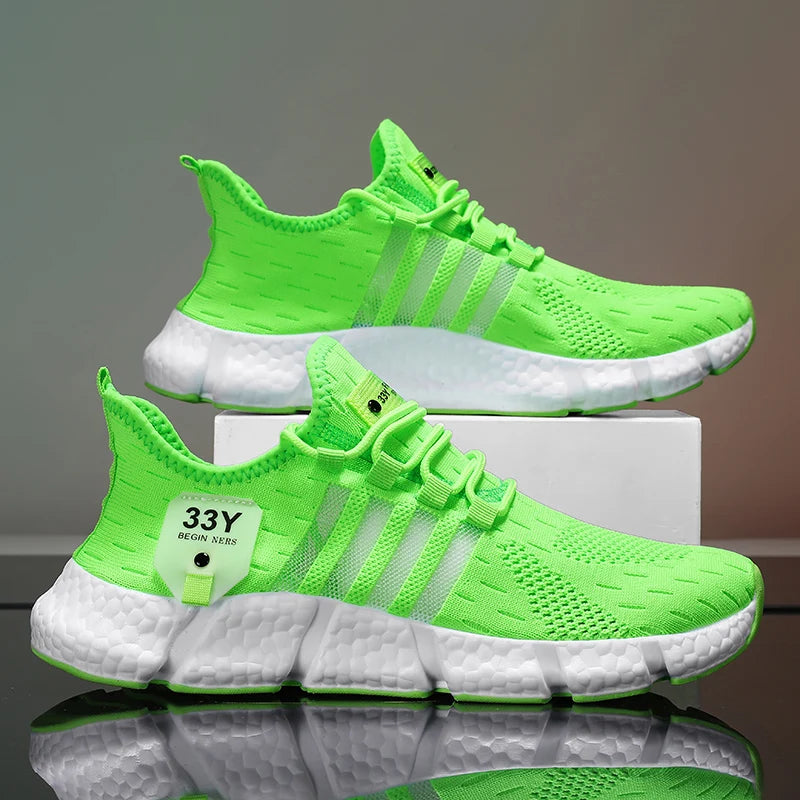 High Quality Summer Men Shoes Comfortable Sneakers Breathable Running Shoes for Men Mesh Tennis Sport Shoes