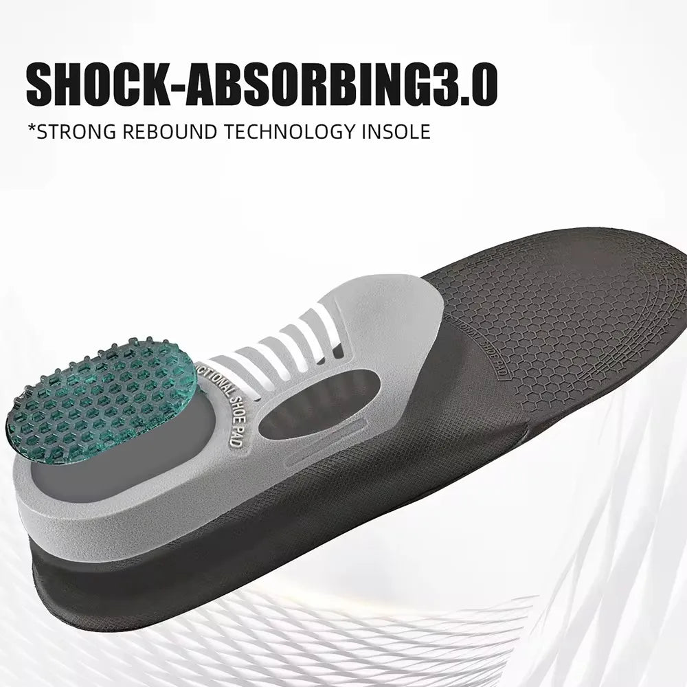 NEW Premium Gel 3D Arch Support For Women Men Flat Foot Health Sole Pad Orthopedic Plantar fasciitis Unisex Foot pain Insoles