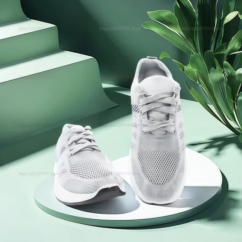 Men's Youth Outdoor Casual Shoes Breathable Running Tennis Shoes Sports Sneakers for Walking Training Active Wear